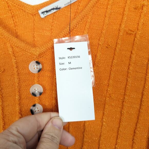 NWT Kaily K Clementine Textured Stripe Sleeveless Knit Top - Picture 7 of 7